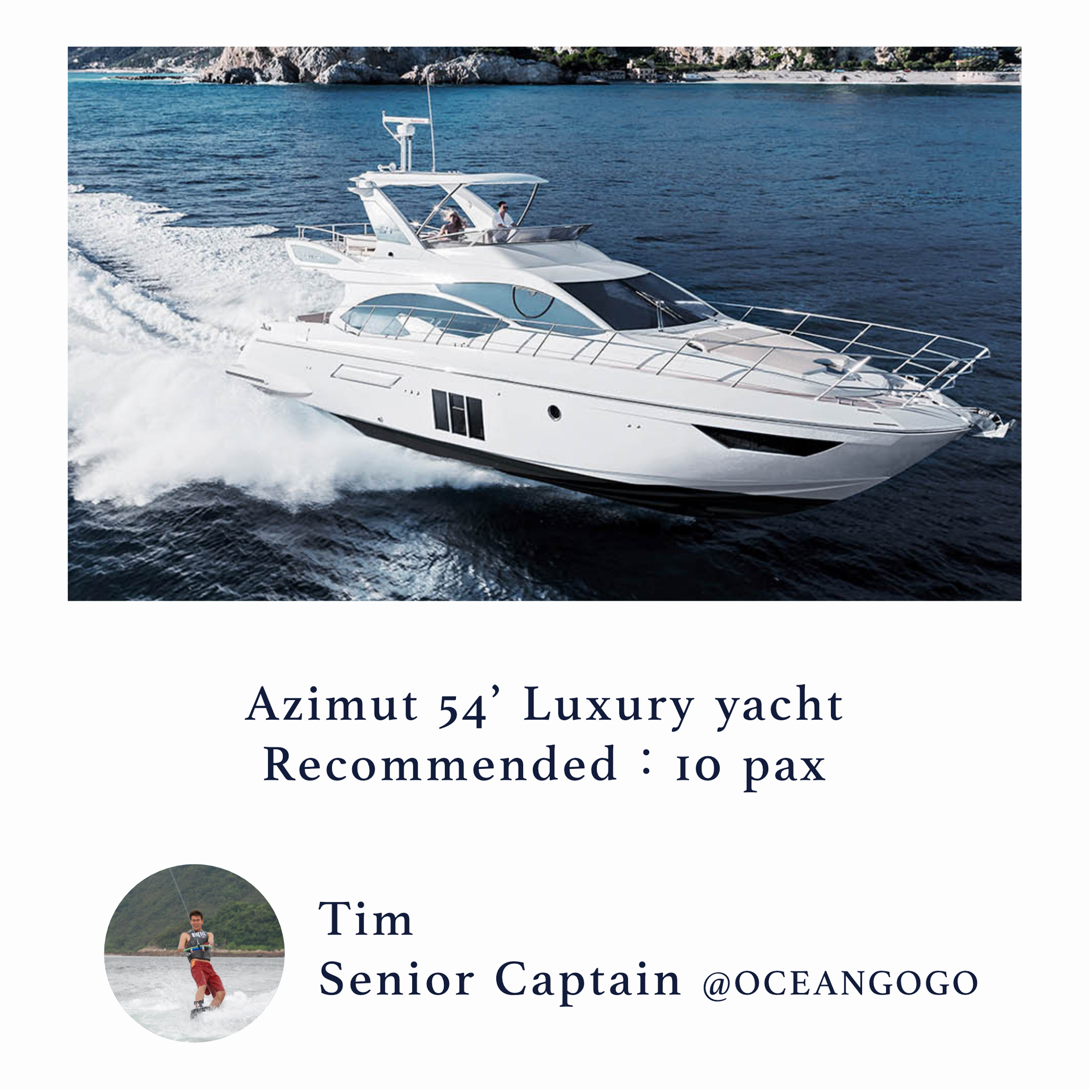 Azimut 54' Luxury Yacht