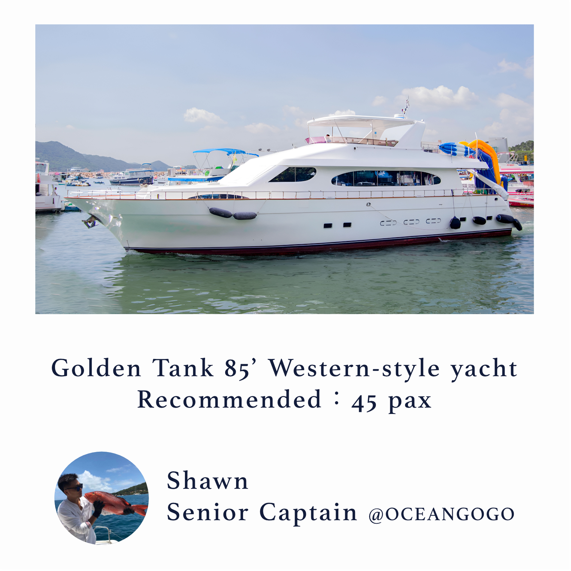 Golden Tank 85' Western Style Yacht