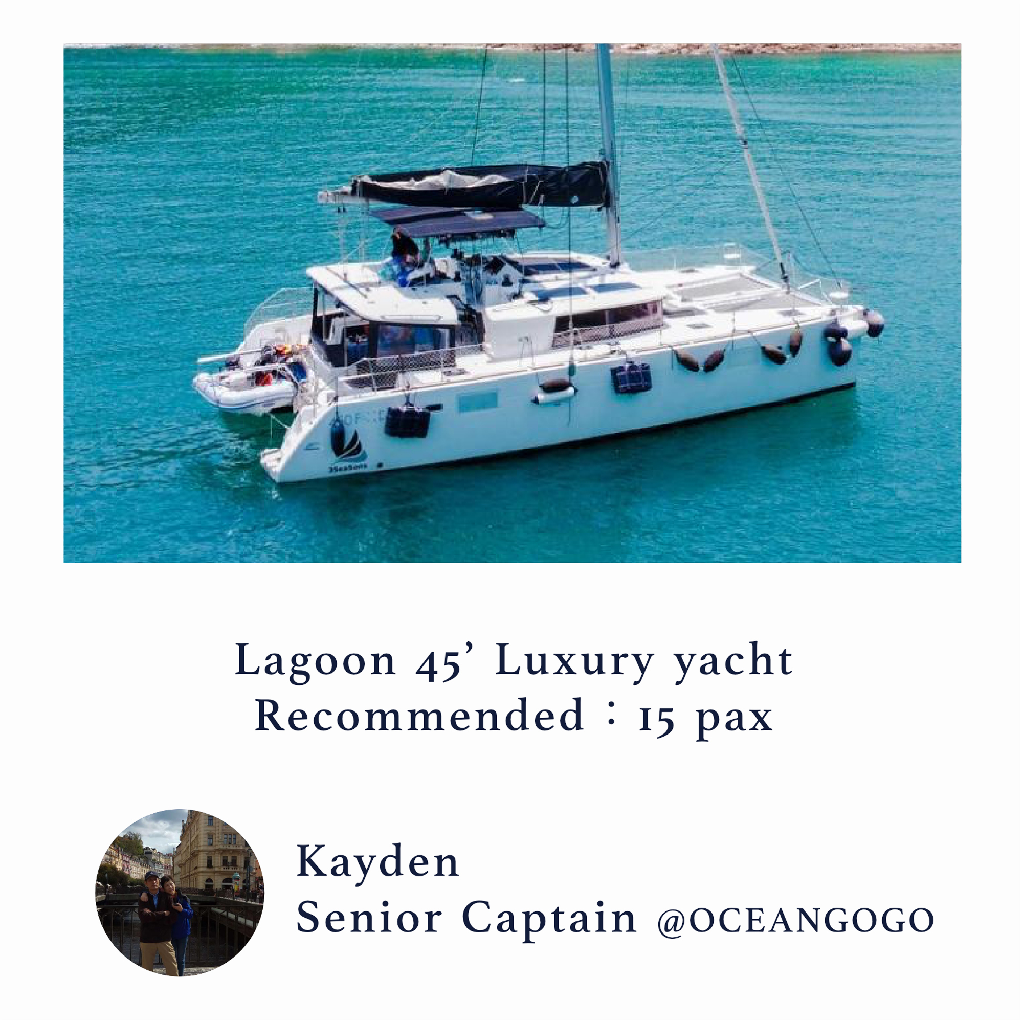 Lagoon 45' Luxury Yacht