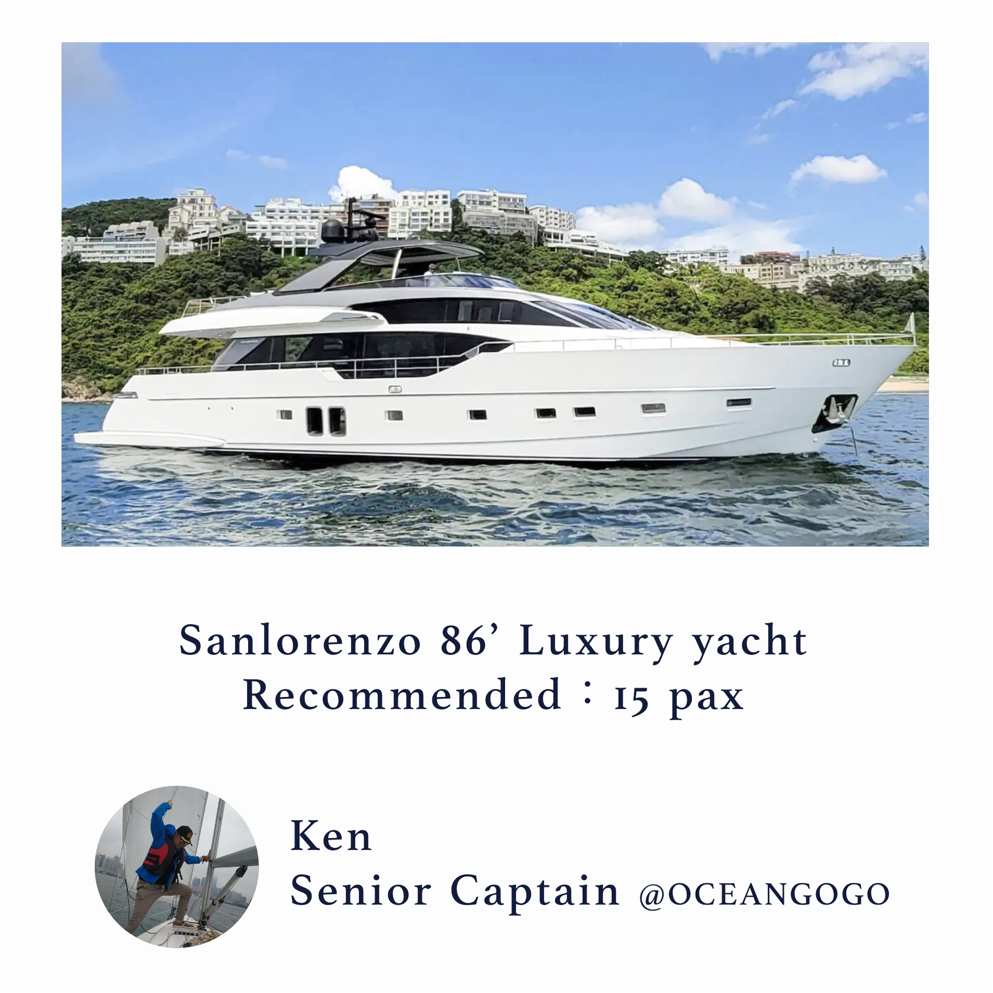 Sanlorenzo 86' luxury yacht