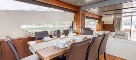 Yacht Interior - Dining Room