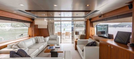 Yacht Interior - Main Lounge