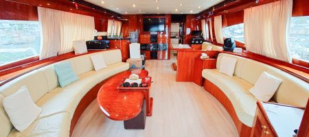 Yacht Interior - Main Lounge