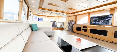 Yacht Interior - Main Lounge