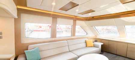 Yacht Interior - Side Lounge