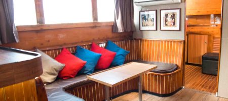 Yacht Interior - Side Lounge