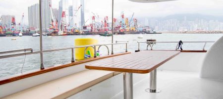 Yacht Bow - Flybridge