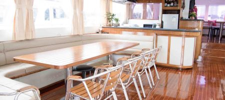 Yacht Interior - Side Lounge