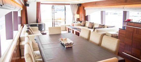 Yacht Interior - Dining Room