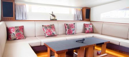Yacht Interior - Side Lounge