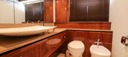 Yacht Interior - Guest toilet