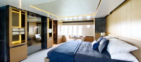 Yacht Interior - Master Bedroom