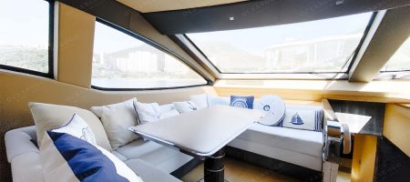 Yacht Interior - Side Lounge