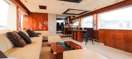 Yacht Interior - Side Lounge