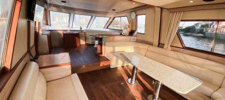Yacht Interior - Side Lounge