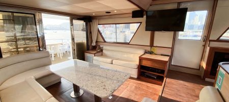 Yacht Interior - Side Lounge