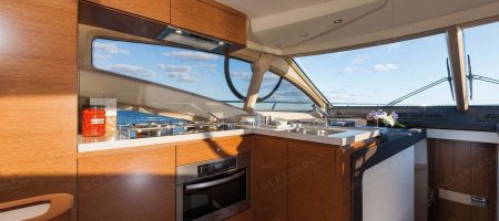 Yacht Interior - Open Kitchen
