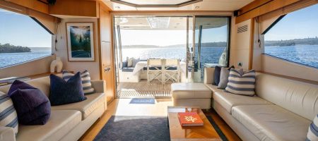 Yacht Interior - Main Lounge