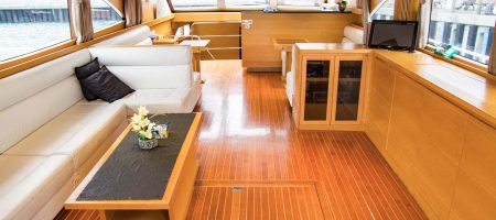 Yacht Interior - Side Lounge