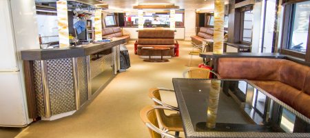 Yacht Yacht Interior - Main Lounge - Dining Room