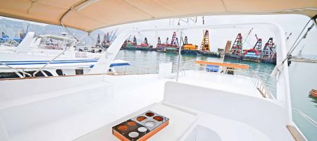 Yacht Bow - Flybridge